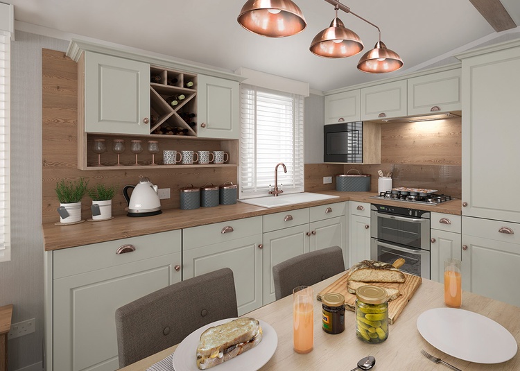 buy holiday home uk kitchen with a full range of appliances