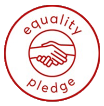 Equality pledge Logo English